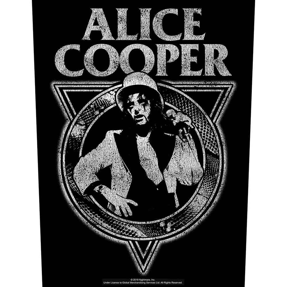 Alice Cooper Snakeskin Back Patch Front