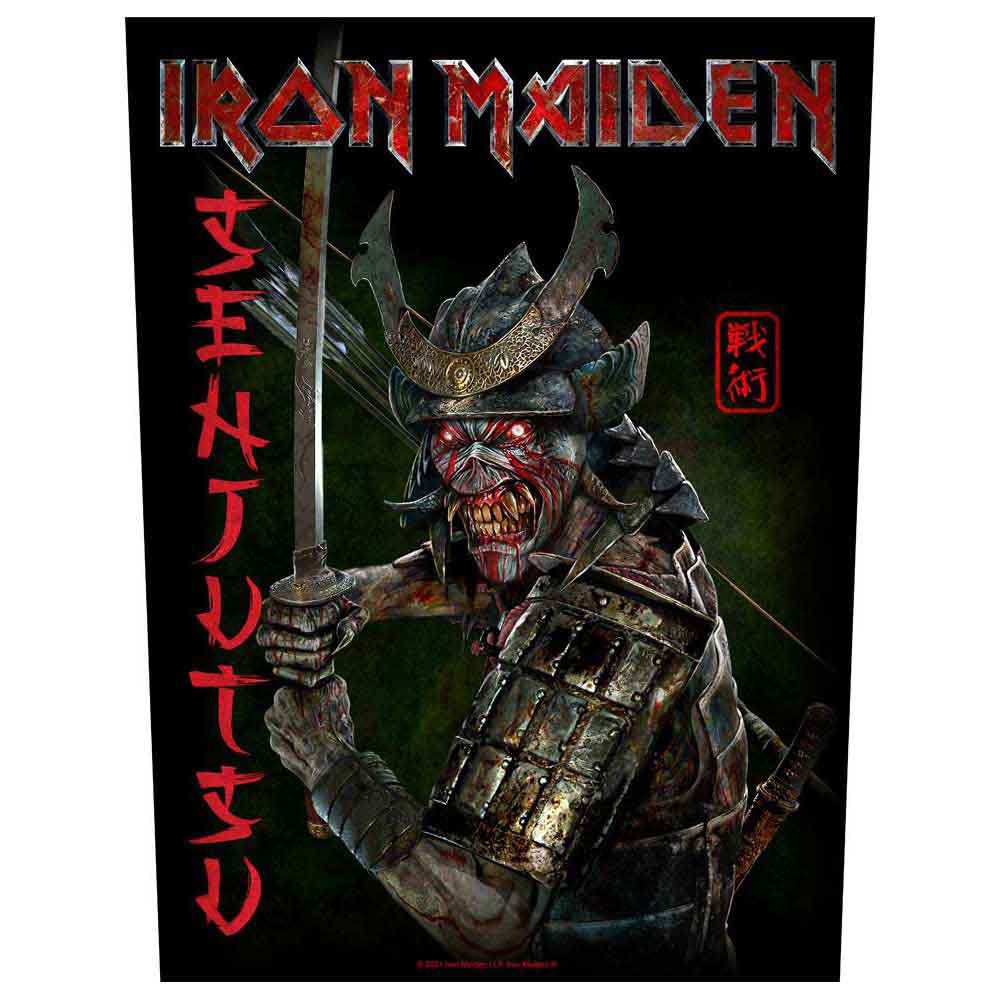 Iron Maiden Senjutsu Back Patch Front