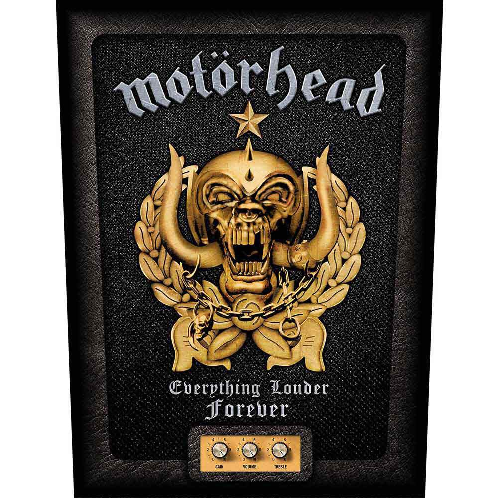 Motorhead Everything Louder Forever Back Patch Front