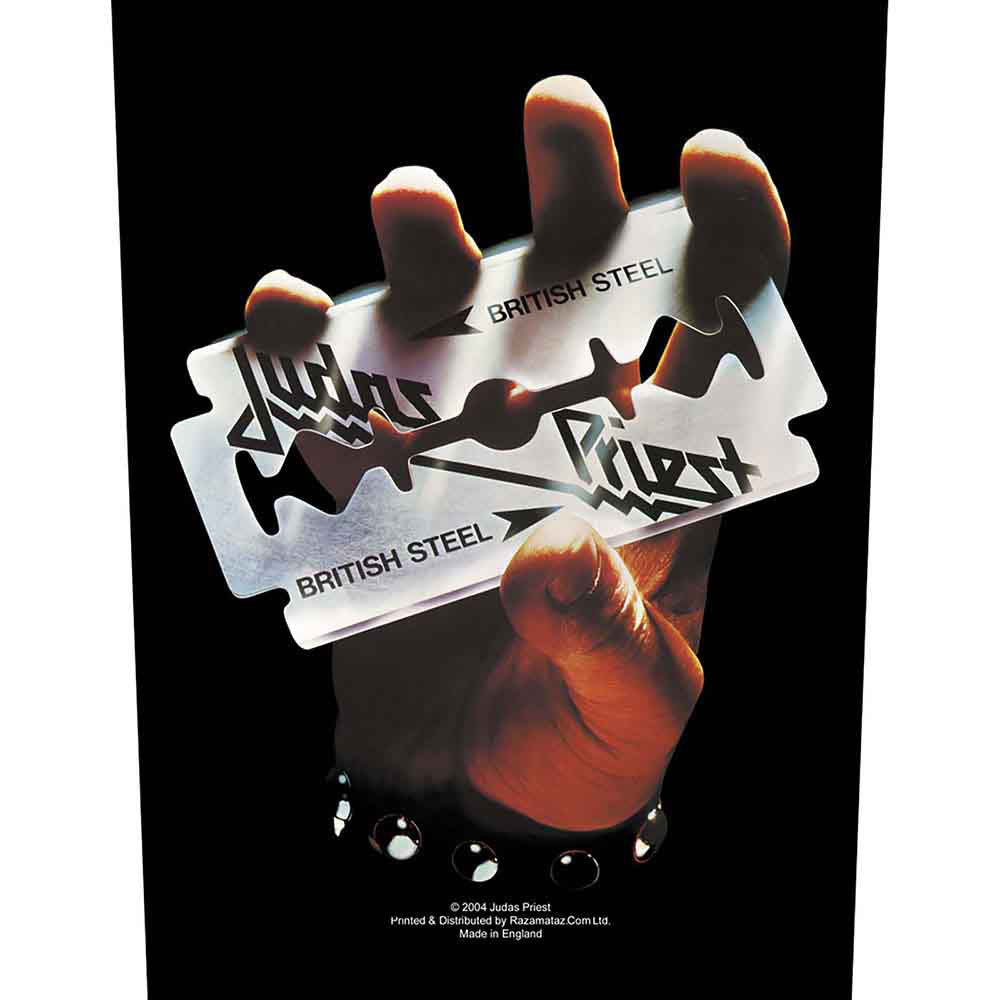 Judas Priest British Steel Back Patch Front