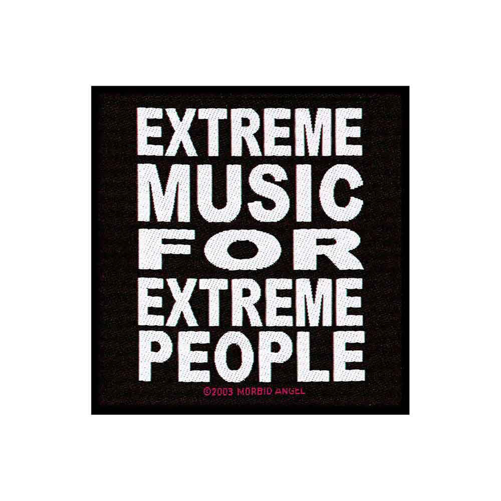 Morbid Angel Extreme Music Woven Patch Front