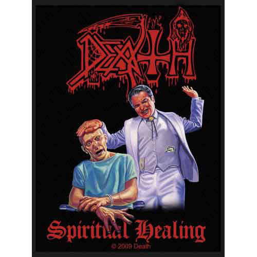 Death Spiritual Healing Woven Patch Front
