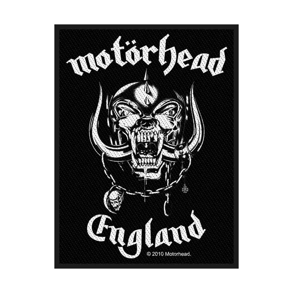 Motorhead England Woven Patch Front