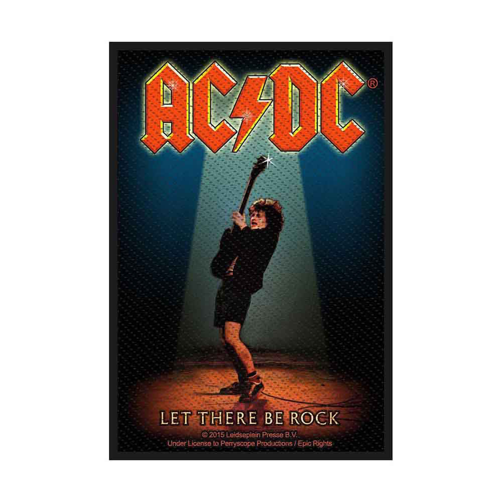 AC/DC Let There Be Rock 2 Woven Patch Front