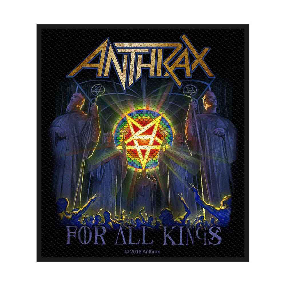 Anthrax For All Kings Woven Patch Front