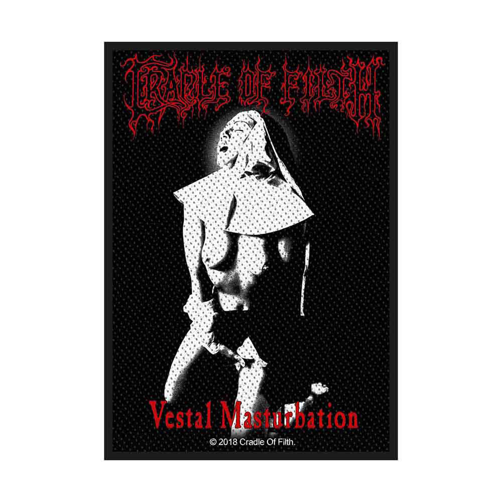 Cradle Of Filth Vestal Masturbation Woven Patch Front