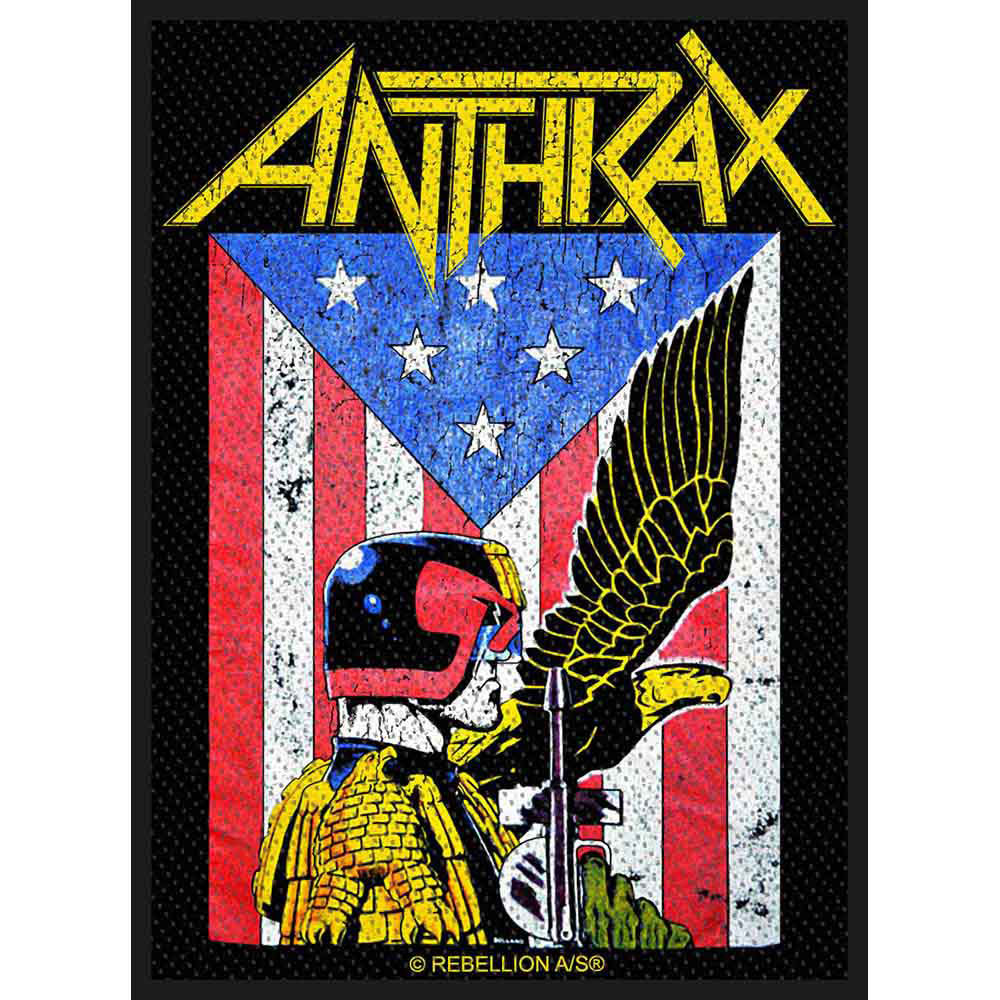 Anthrax Judge Dredd Woven Patch Front