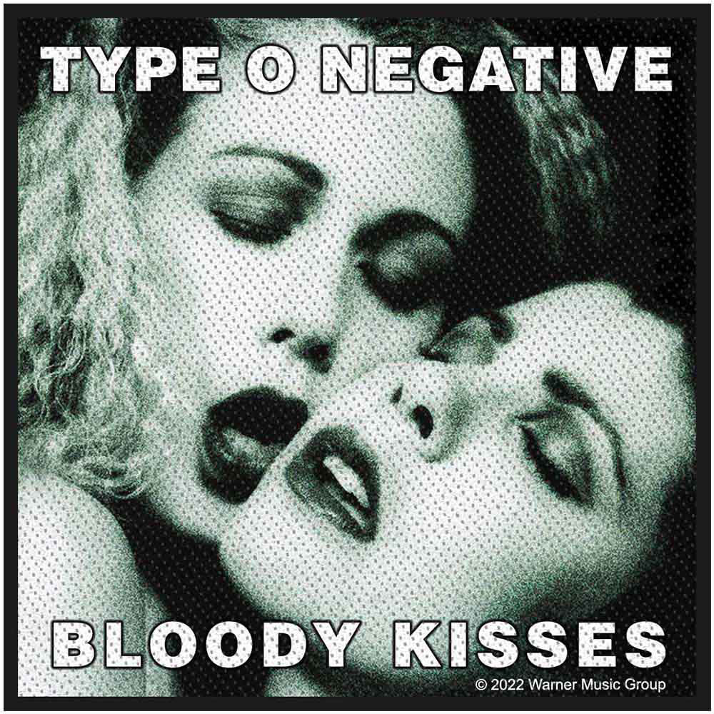 Type O Negative Bloody Kisses Woven Patch Front