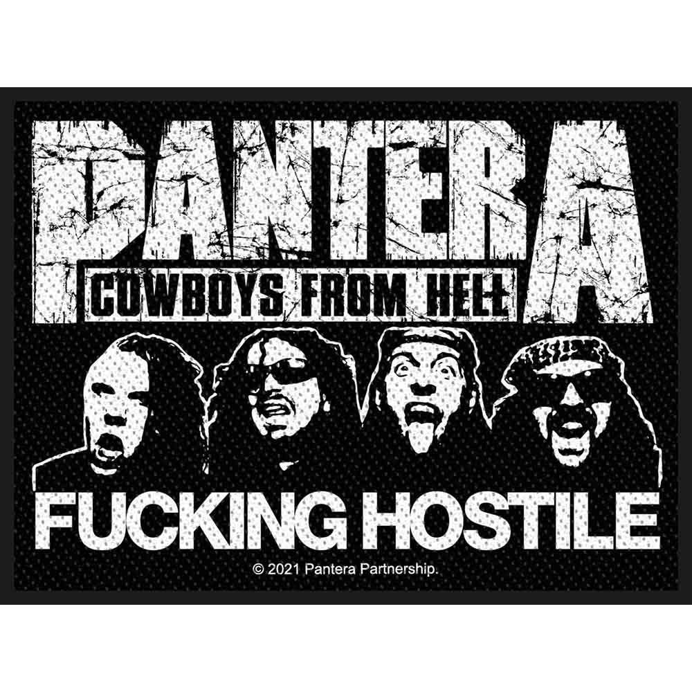 Pantera Fucking Hostile Woven Patch Front