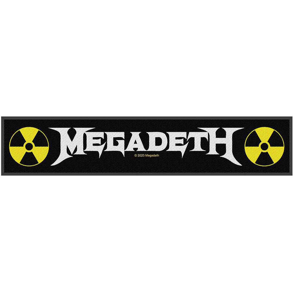 Megadeth Logo Strip Back Patch Front