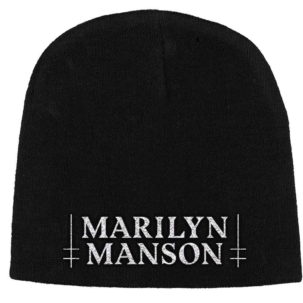 Marilyn Manson Logo 1 Beanie Front