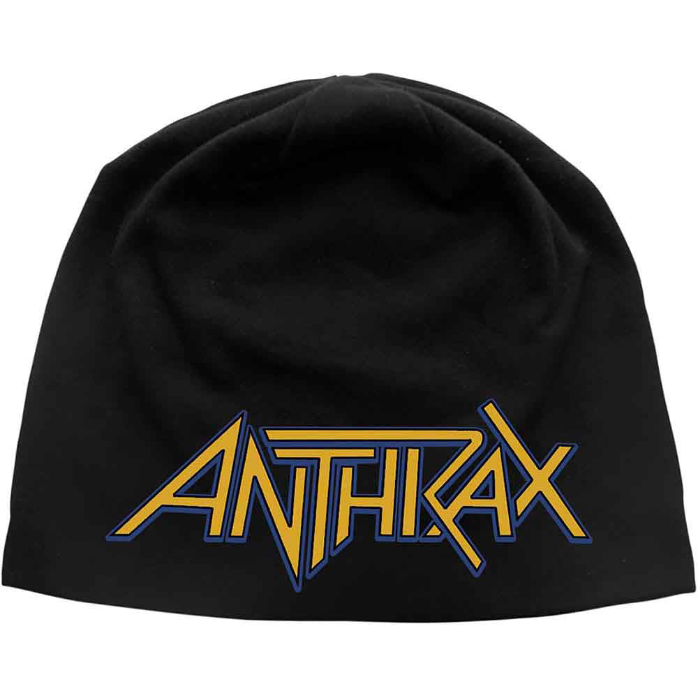 Anthrax Logo Jd Print Beanie Front