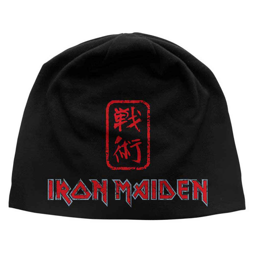 Iron Maiden Senjutsu Jd Print Beanie Front