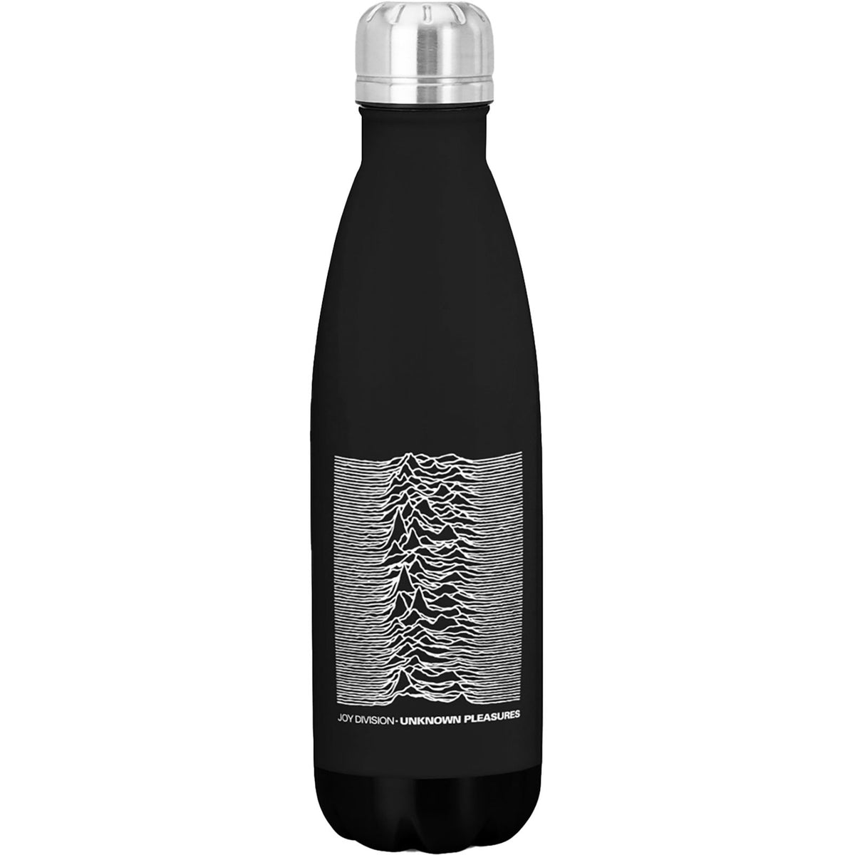 Joy Division Unknown Pleasures Water Bottle Front