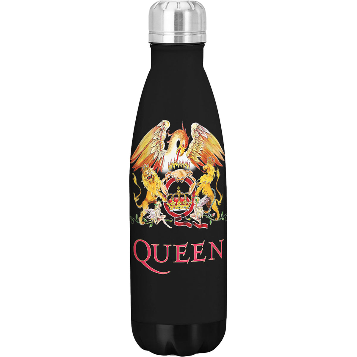 Queen Classic Crest Water Bottle Front
