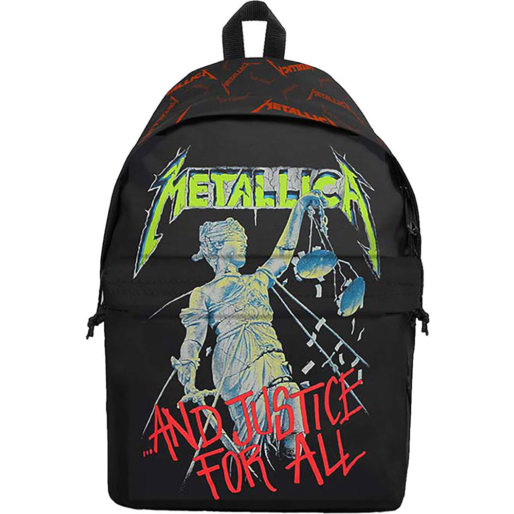 Metallica Justice For All Backpack Front
