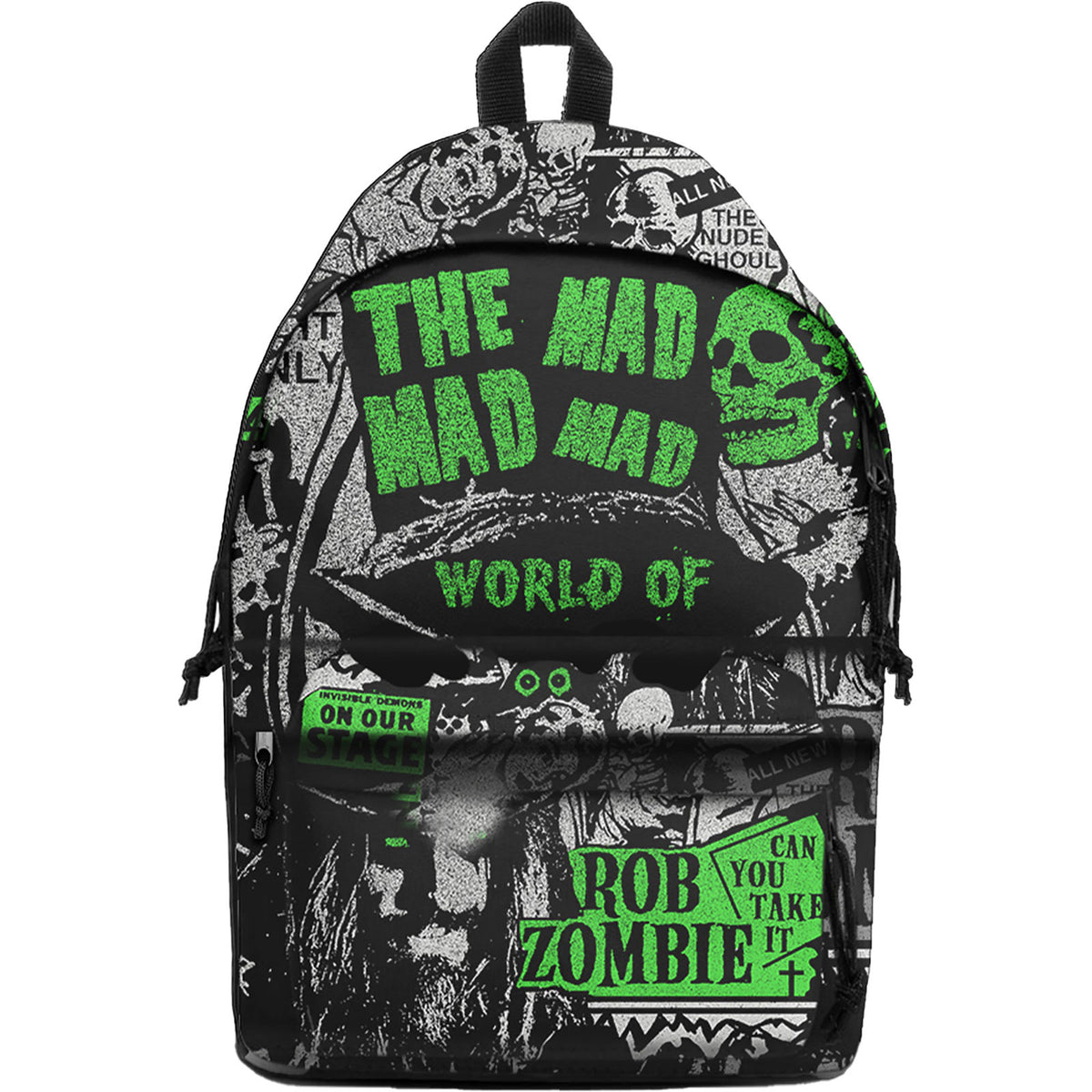 Rob Zombie Mad Mad World Backpack Front