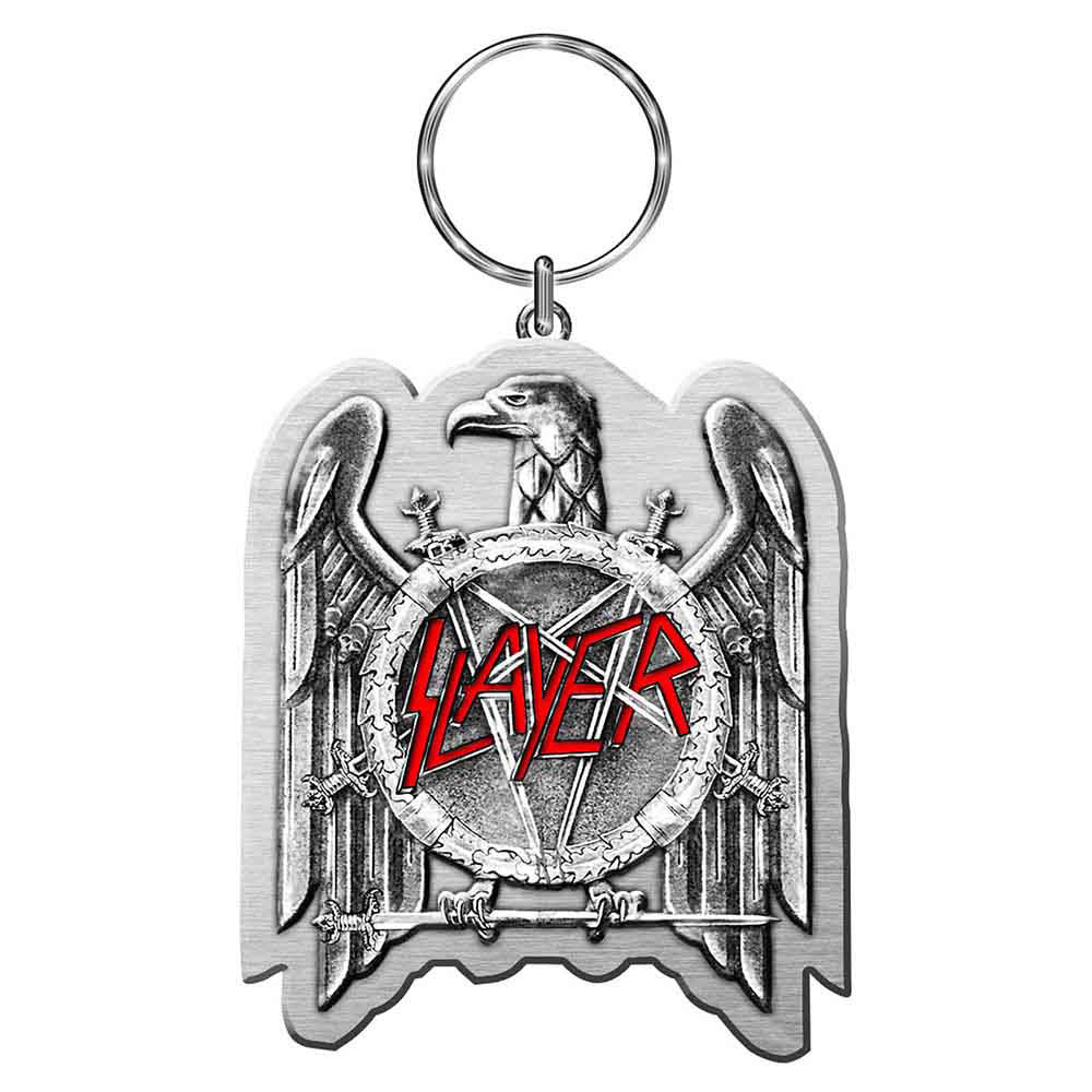 Slayer Eagle Metal Key Chain Front