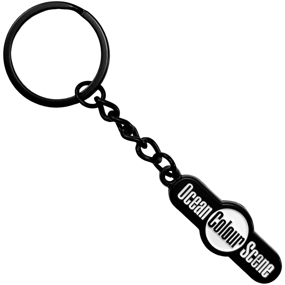 Ocean Colour Scene Long Logo Metal Key Chain Front