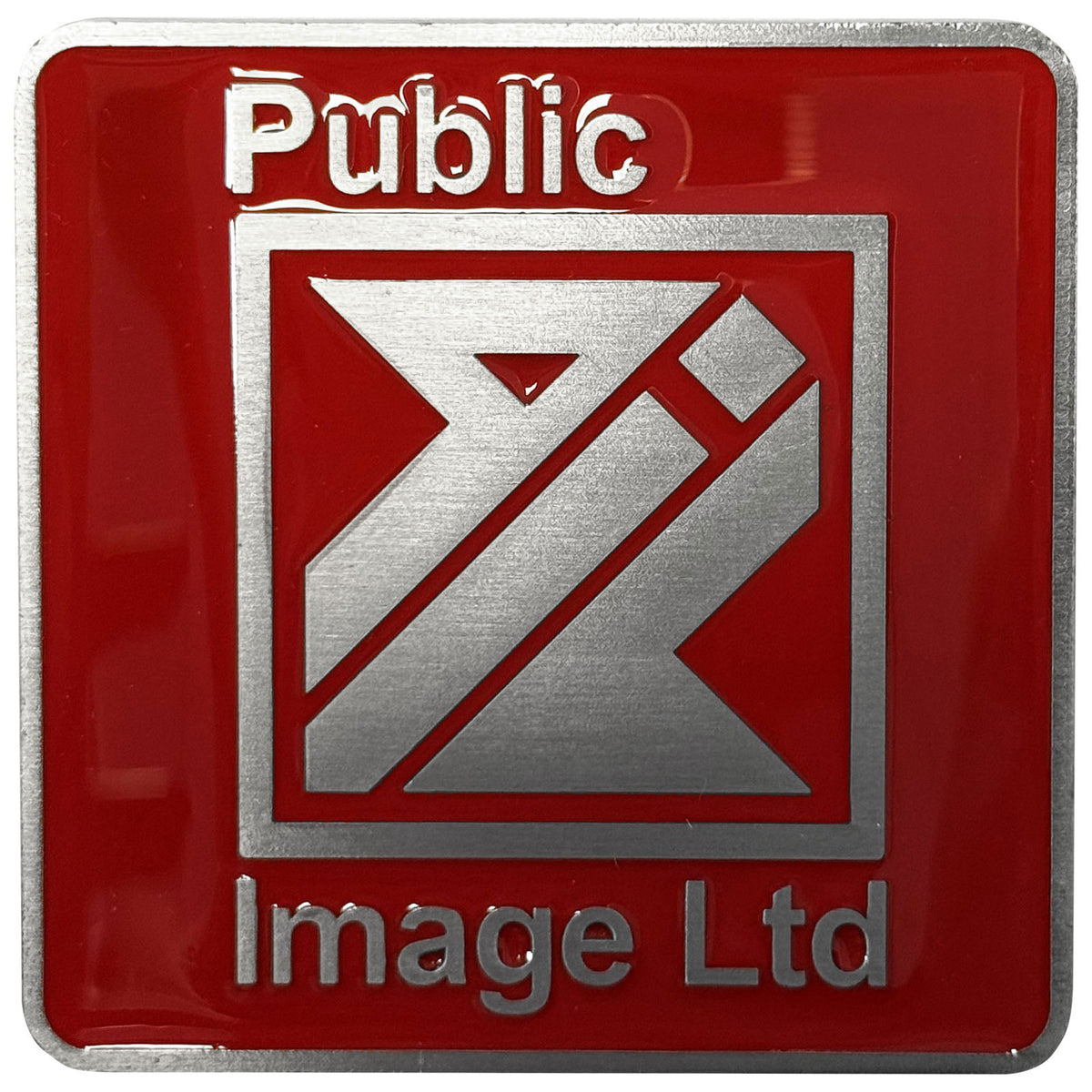 Public Image Ltd New Logo Red Magnet Back