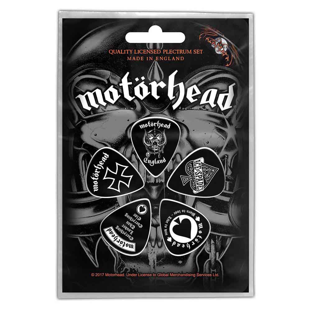 Motorhead England Guitar Pick Front
