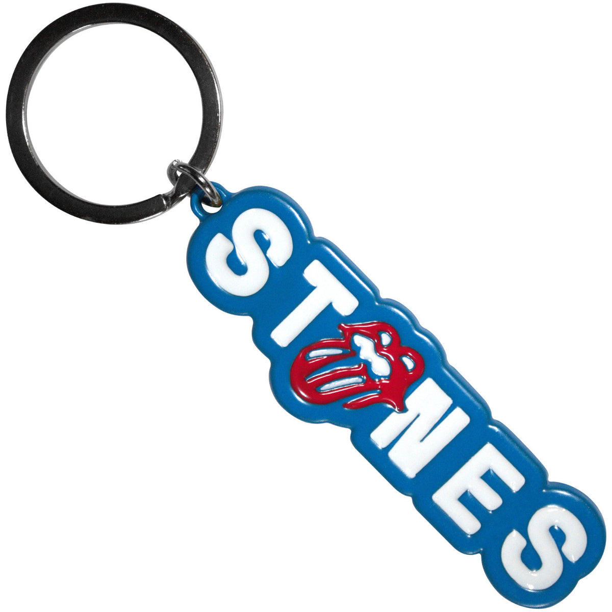 Rolling Stones No Filter Stones Metal Key Chain Front