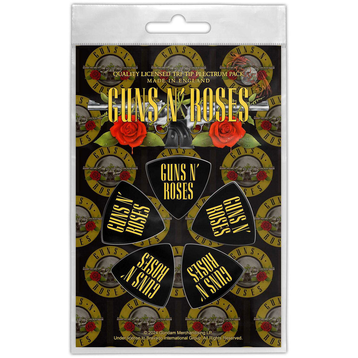 Guns N Roses Logo Guitar Pick Front