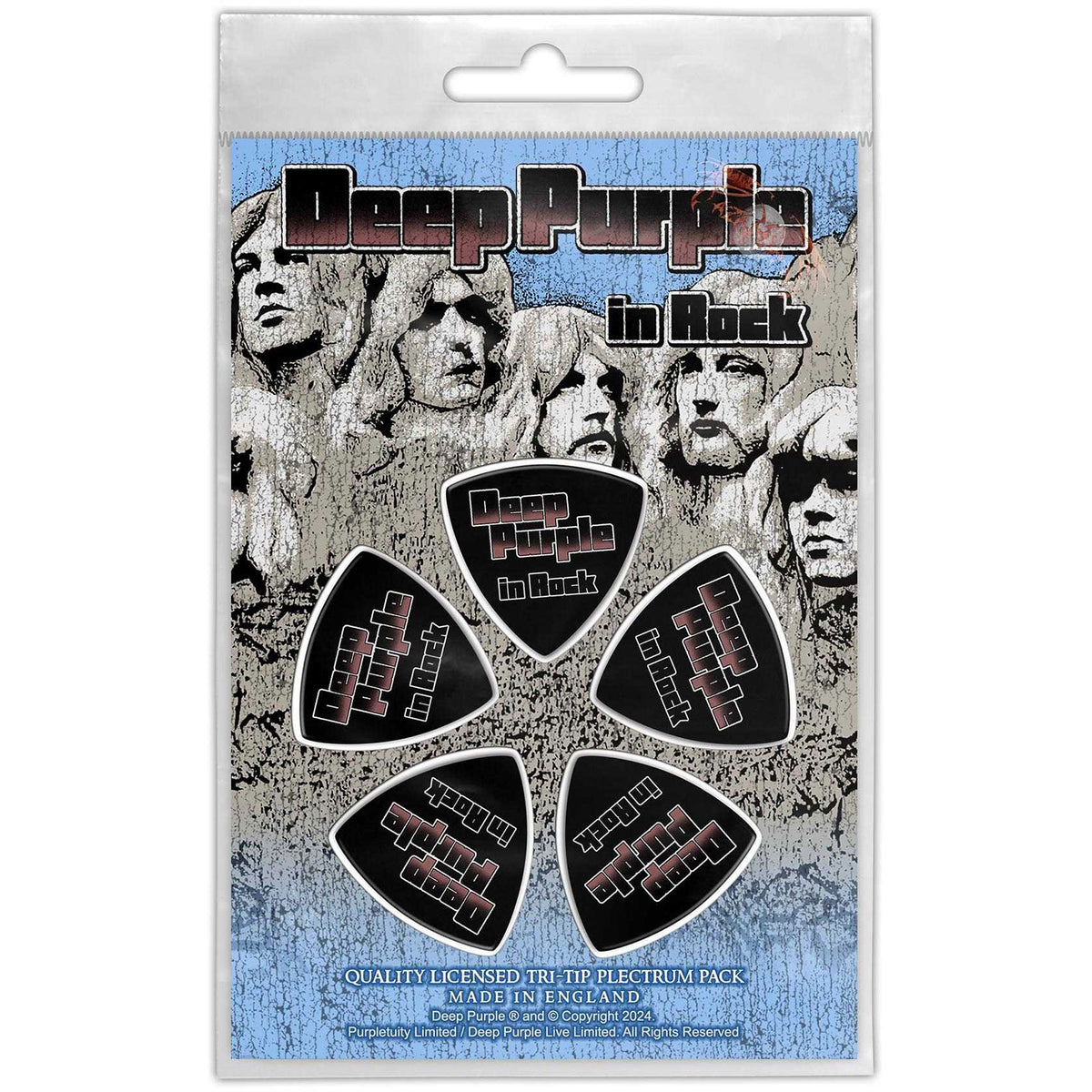 Deep Purple In Rock Guitar Pick Front