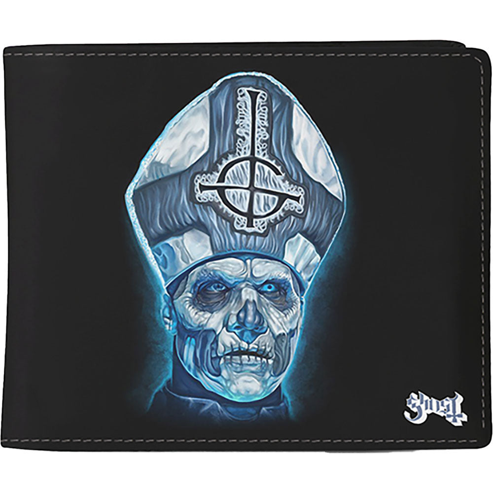 Ghost Papa Blue Wallet Front
