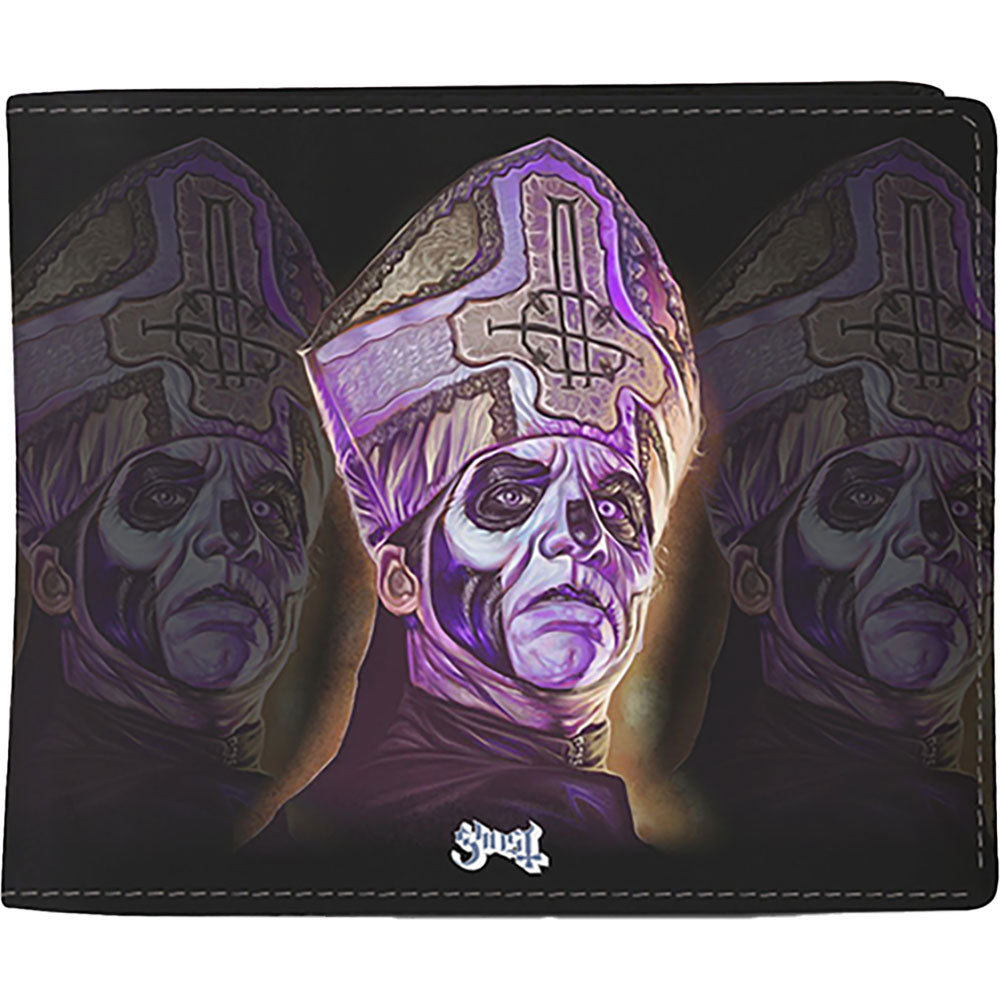 Ghost Papa Purple Wallet Front