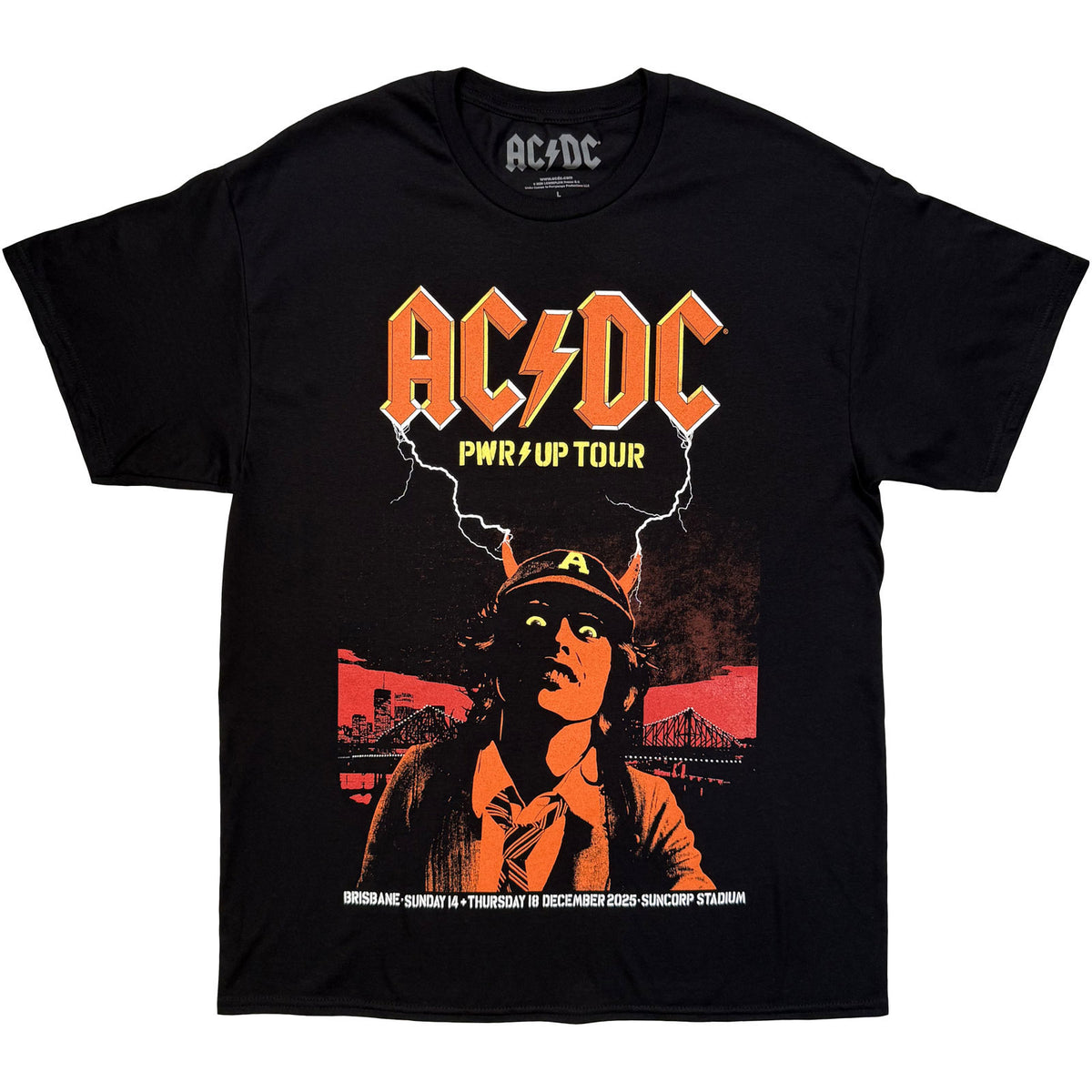 AC/DC Brisbane T-shirt Front