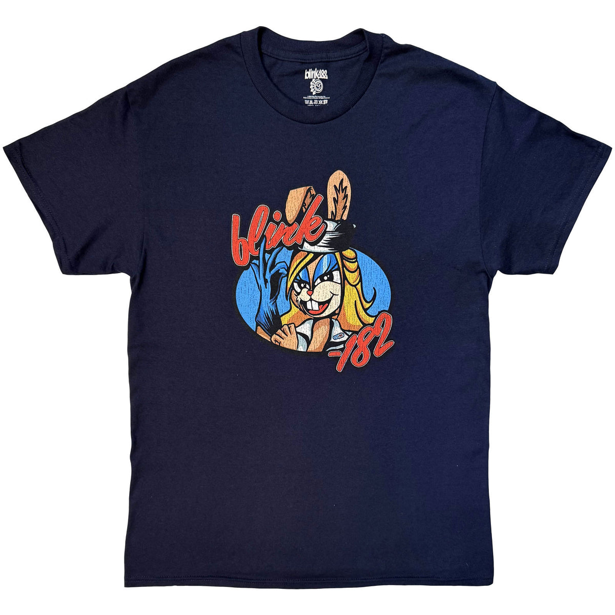 Blink 182 Cartoon Bunny T-shirt Front