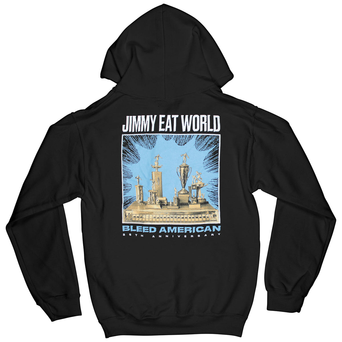 Jimmy Eat World Bleed American 25th Anniversary Hooded Sweatshirt Back