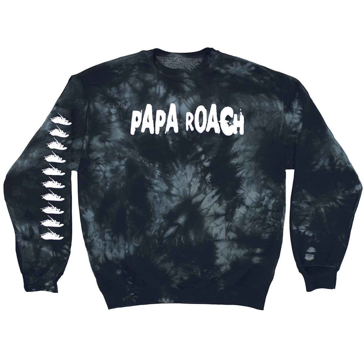 Papa Roach Infest Dye Crew (Smoke Dye) Sweatshirt Front
