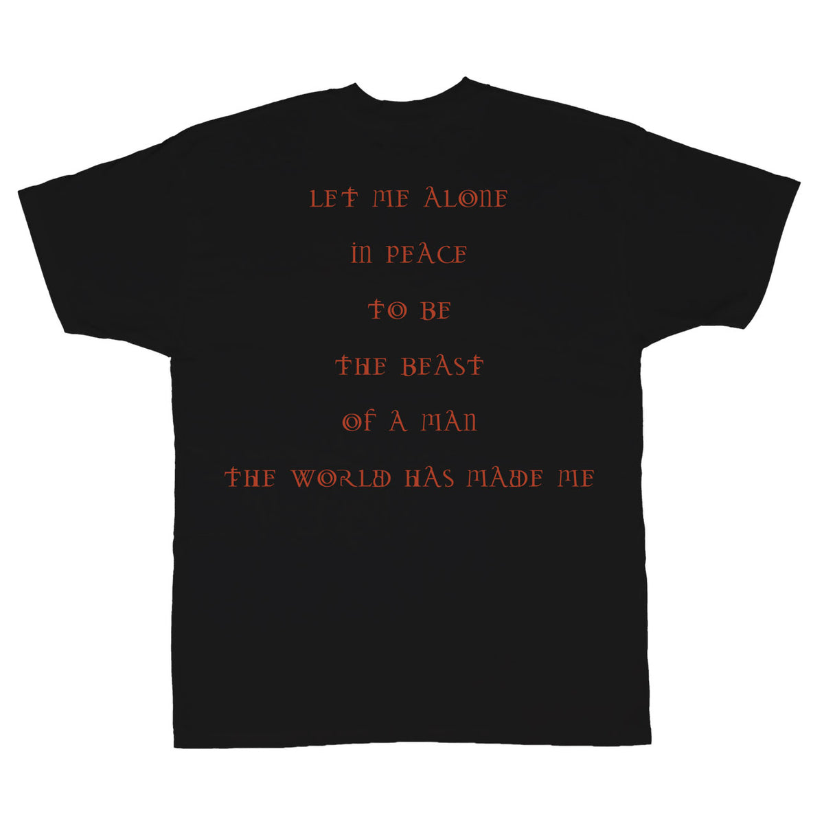 Shai Hulud Given Flight By Demon's Wings by Jon Mayo (Black) (Rockabilia Exclusive) T-shirt Back