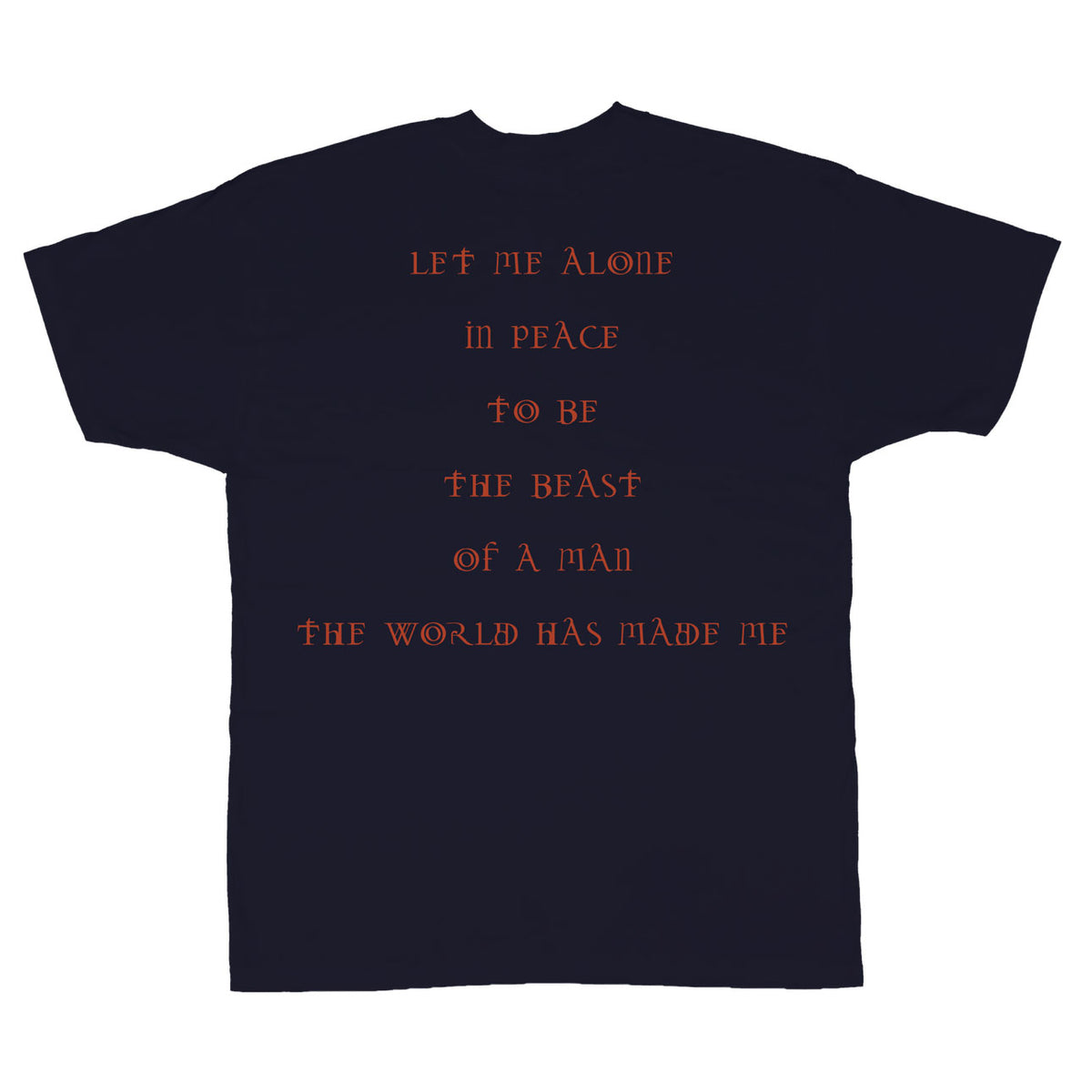 Shai Hulud Given Flight By Demon's Wings by Jon Mayo (Navy) (Rockabilia Exclusive) T-shirt Back