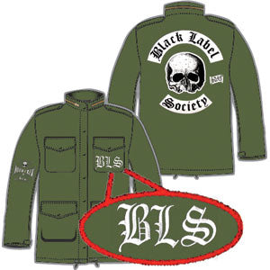 Black Label Society Army Jacket Front