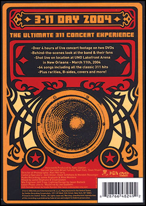 311 DVD Back