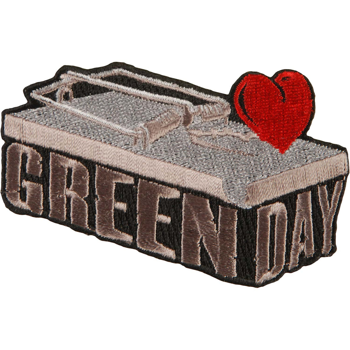 Green Day Embroidered Patch Front