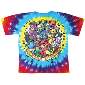 Grateful Dead Bear Jamboree Tie Dye T-shirt Back