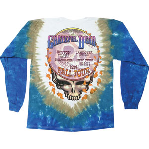 Grateful Dead Banjo Tie Dye Long Sleeve Back