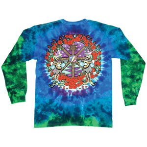 Grateful Dead Celtic Mandala Tie Dye Long Sleeve Back