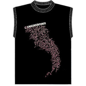 Engine Down Tornado Text T-shirt Front