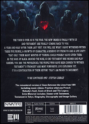 Testament DVD Back
