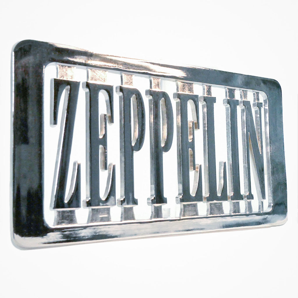 Led Zeppelin Logo Silver Chrome Buckle Belt Buckle 48834