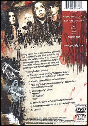 Society 1 DVD Back
