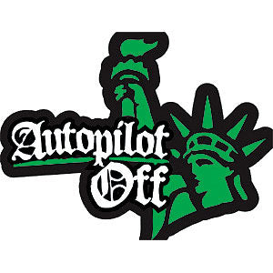 Autopilot Off Embroidered Patch Front