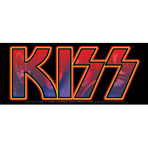 KISS Logo Sticker Front