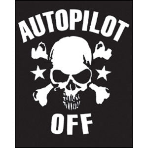 Autopilot Off Sticker Front
