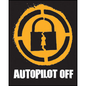 Autopilot Off Sticker Front